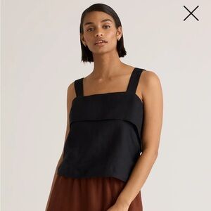 Quince - 100% European Linen Square Neck Tank